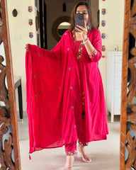 Pure fine Cotton fabric Kurti with Pant with cotton 100-100 Dupatta