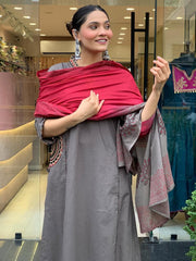 Beautiful pure cotton kurti pant dupatta set