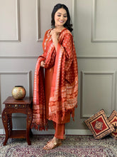 Feel the elegance and comfort merge in our artisan-crafted handloom khadi cotton suit!