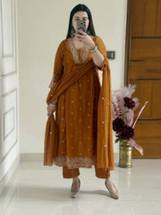 New anarkali kurta set with designer look