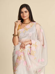 DESIGNER ORGANZA SAREE