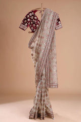 FESTIVAL SPECIAL SEQUENCE EMBROIDERY ON SILK FABRIC TOP AND PLAZZO WITH DUPATTA SET