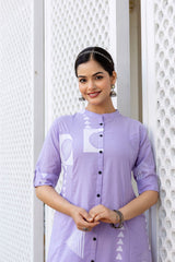 Designer Coord set in Aline kurti