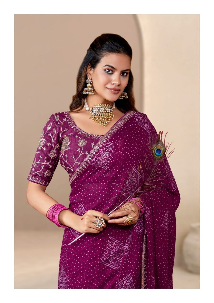 BAANDHNIYA  saree