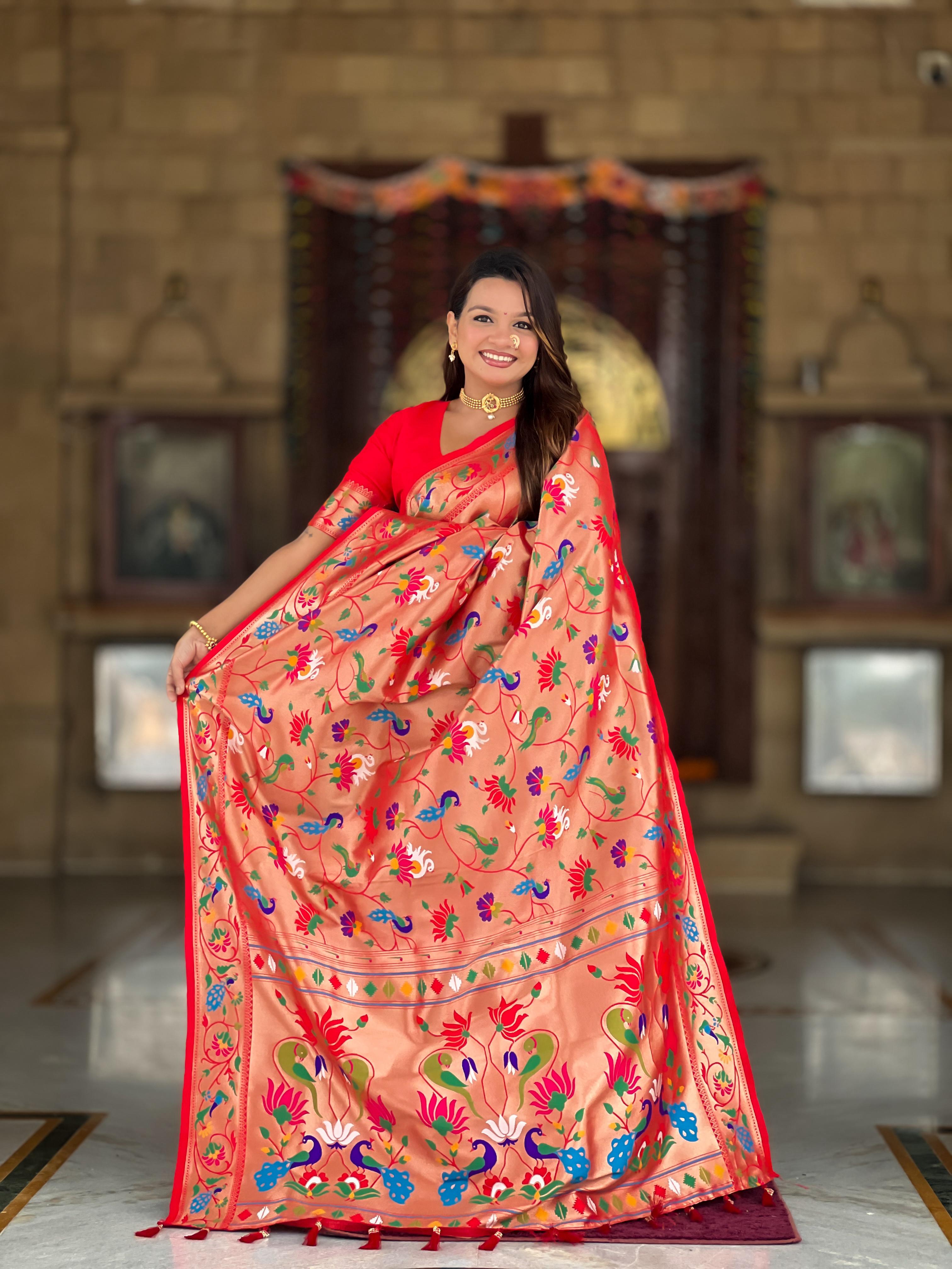 Soft Pethani silk saree