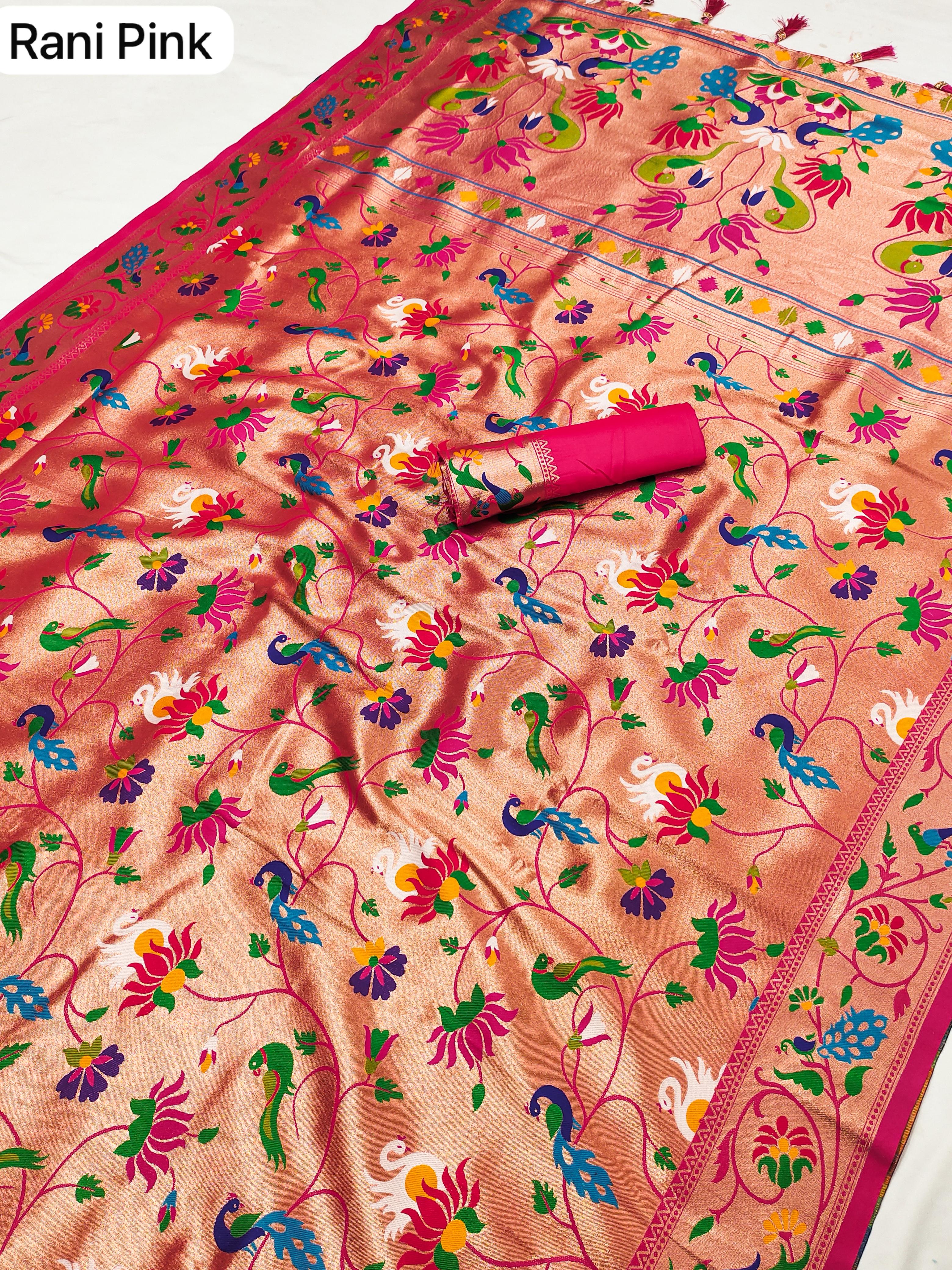 Soft Pethani silk saree