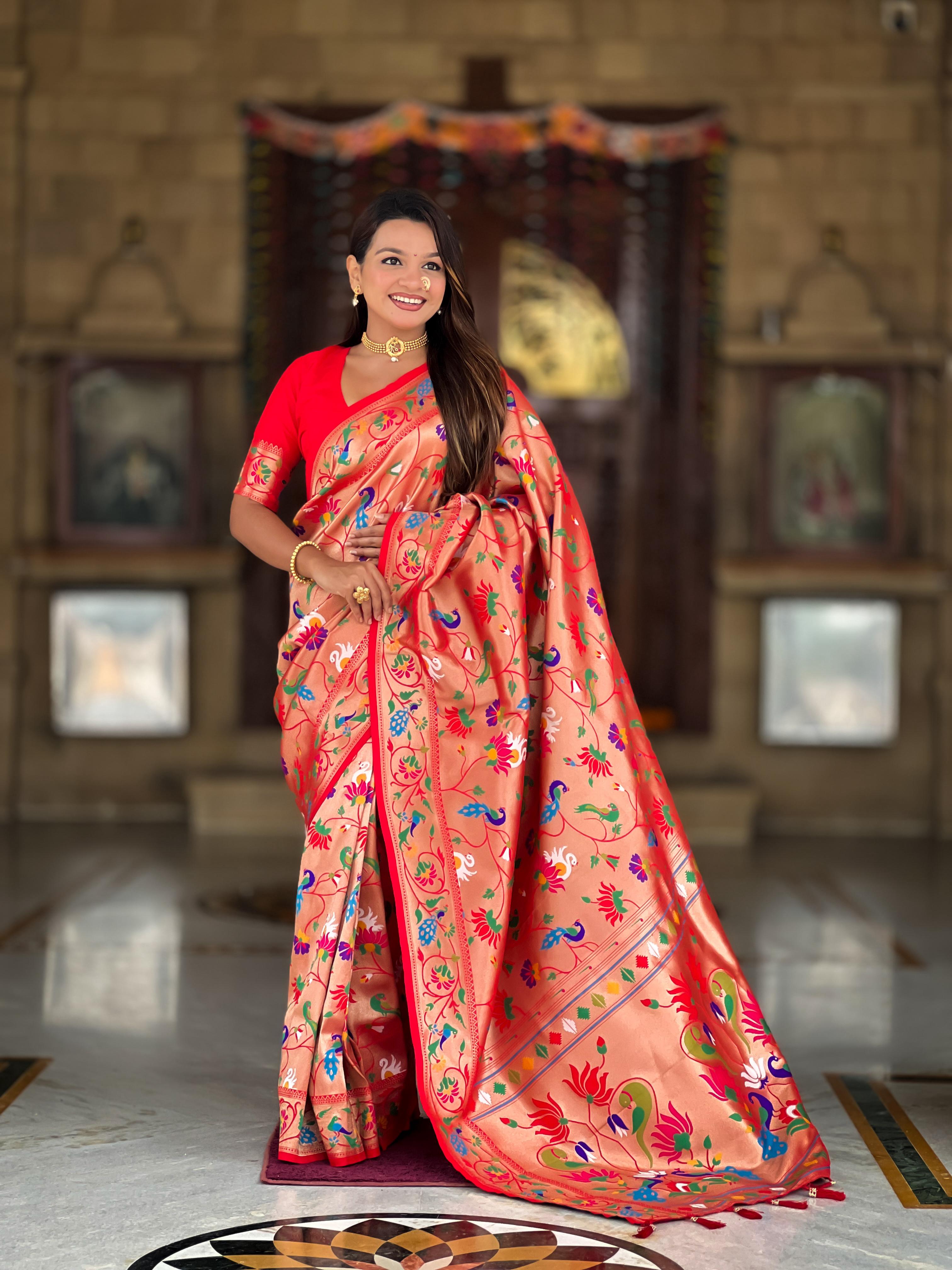 Soft Pethani silk saree