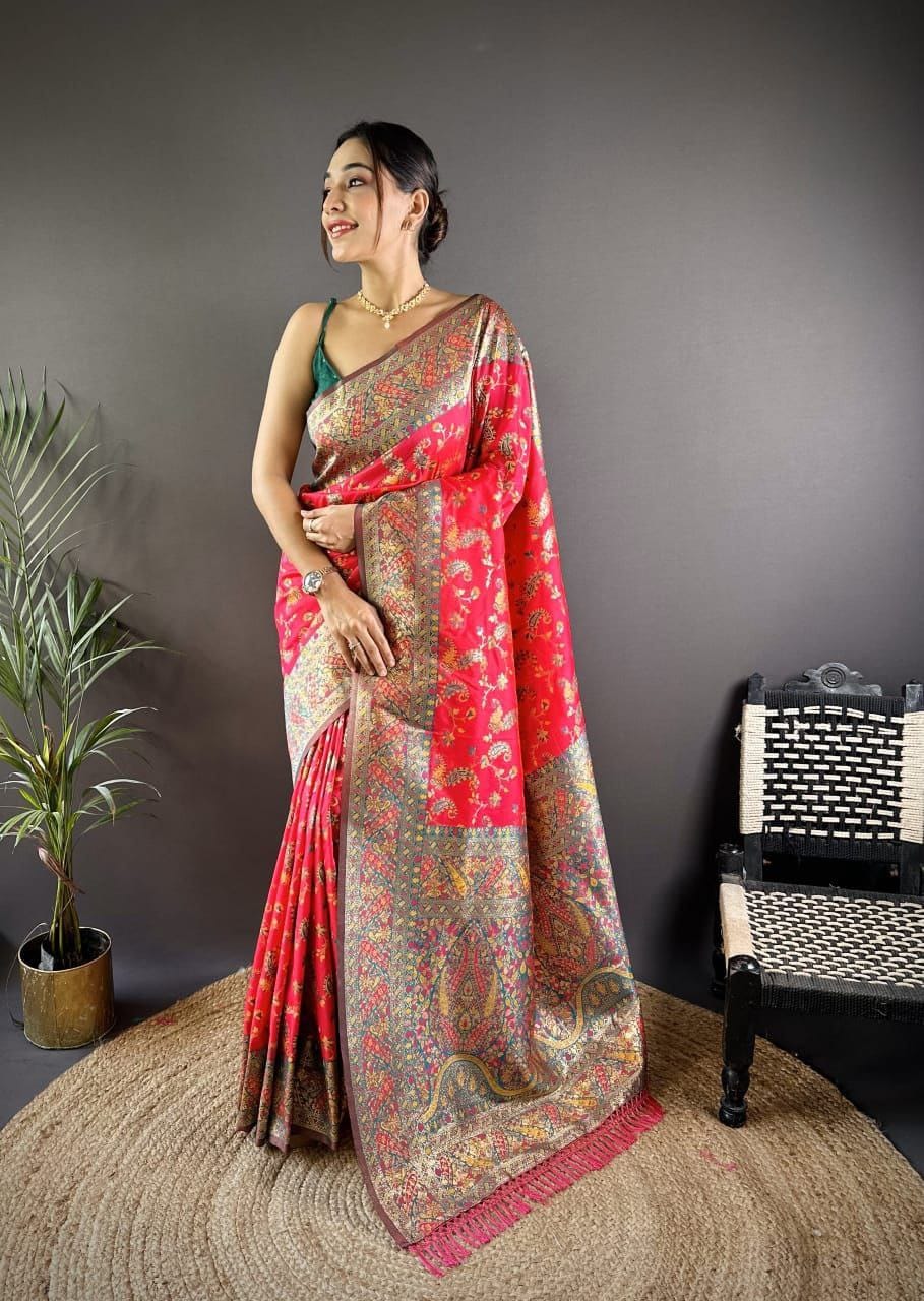 Beautiful Pashmina Silk Sarees