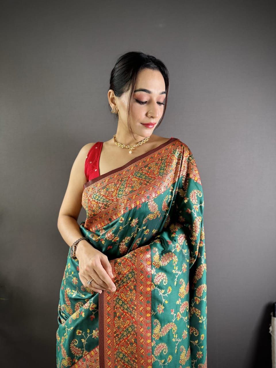 Beautiful Pashmina Silk Sarees