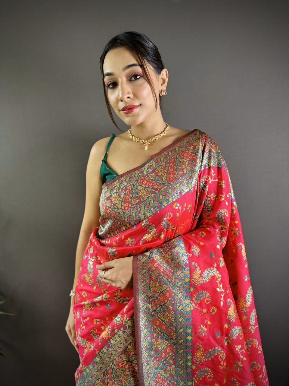 Beautiful Pashmina Silk Sarees