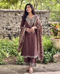 HANDLOOM  COTTON KURTI WITH EMBROIDERY WORK