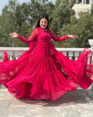 EXCLUSIVE 2 PIECE GOWN WITH DUPATTA