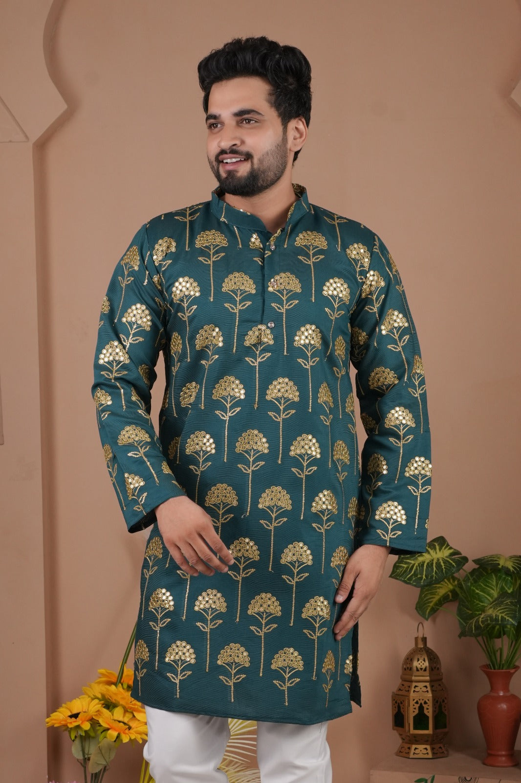 GADHVAL SILK WITH HEAVY EMBROIDERY SEQUENCE WORK
