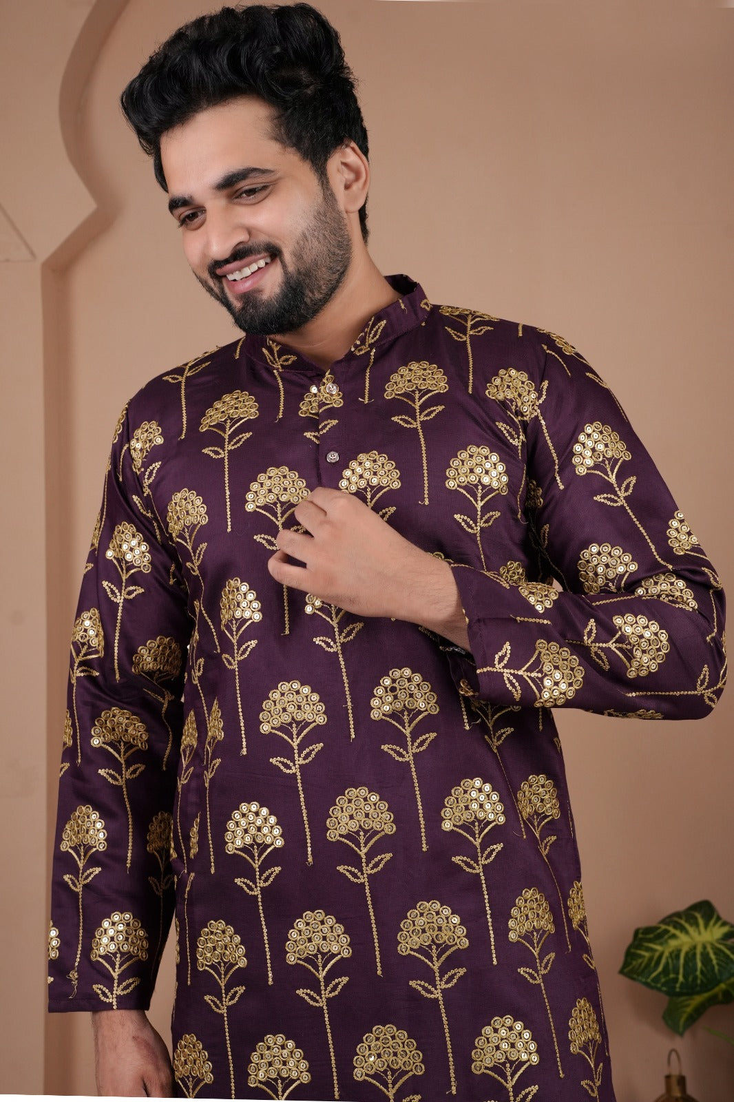GADHVAL SILK WITH HEAVY EMBROIDERY SEQUENCE WORK