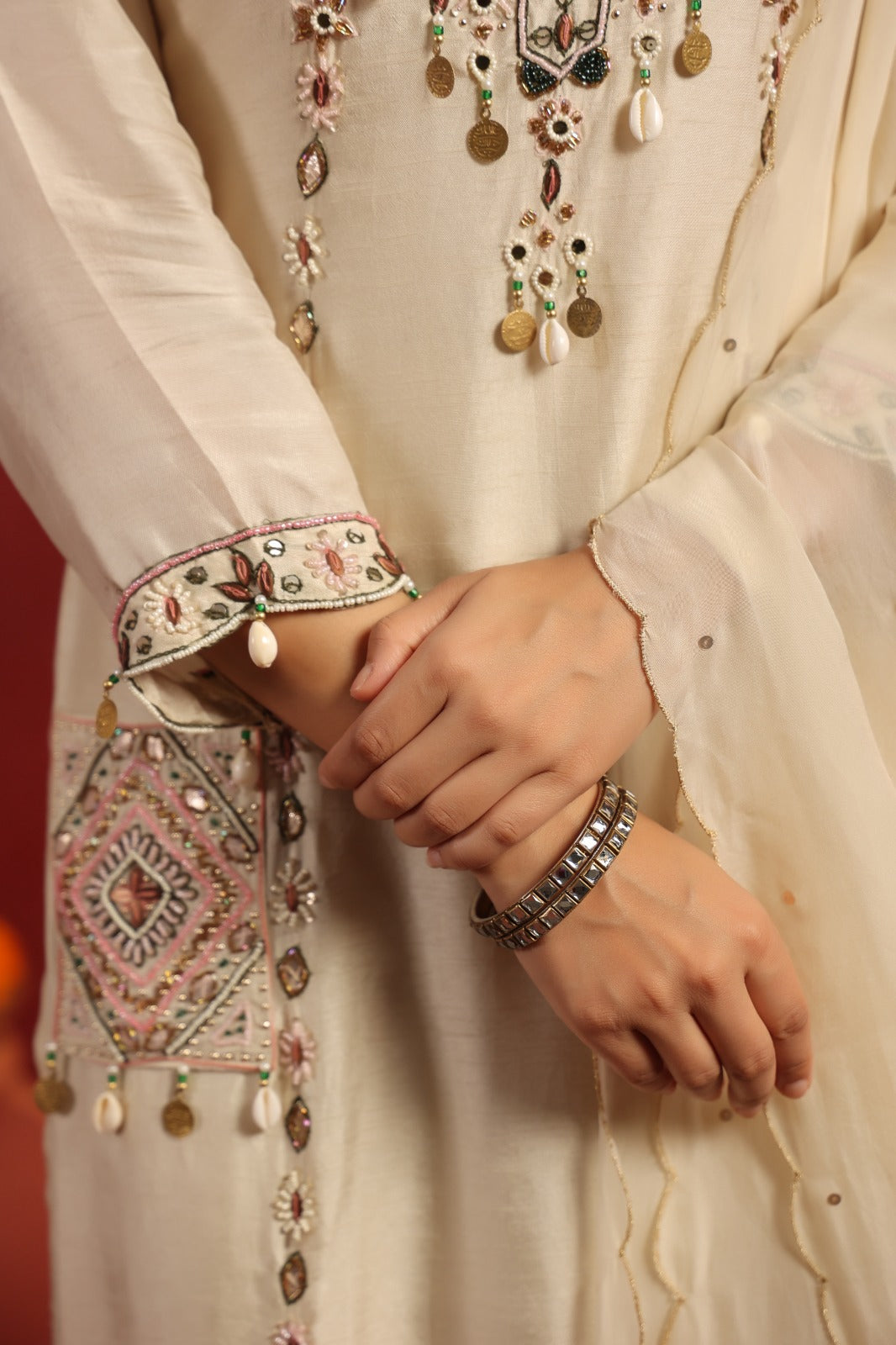 Beautiful dola silk 3 piece dress