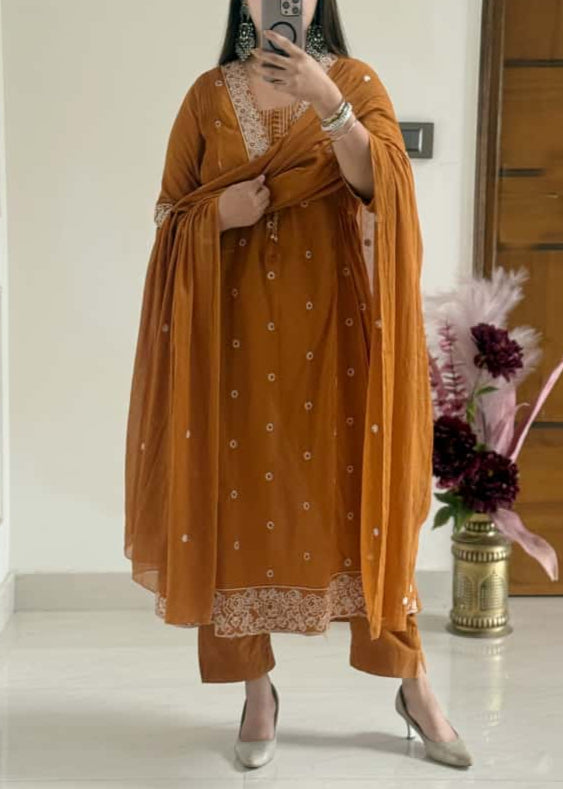 New anarkali kurta set with designer look