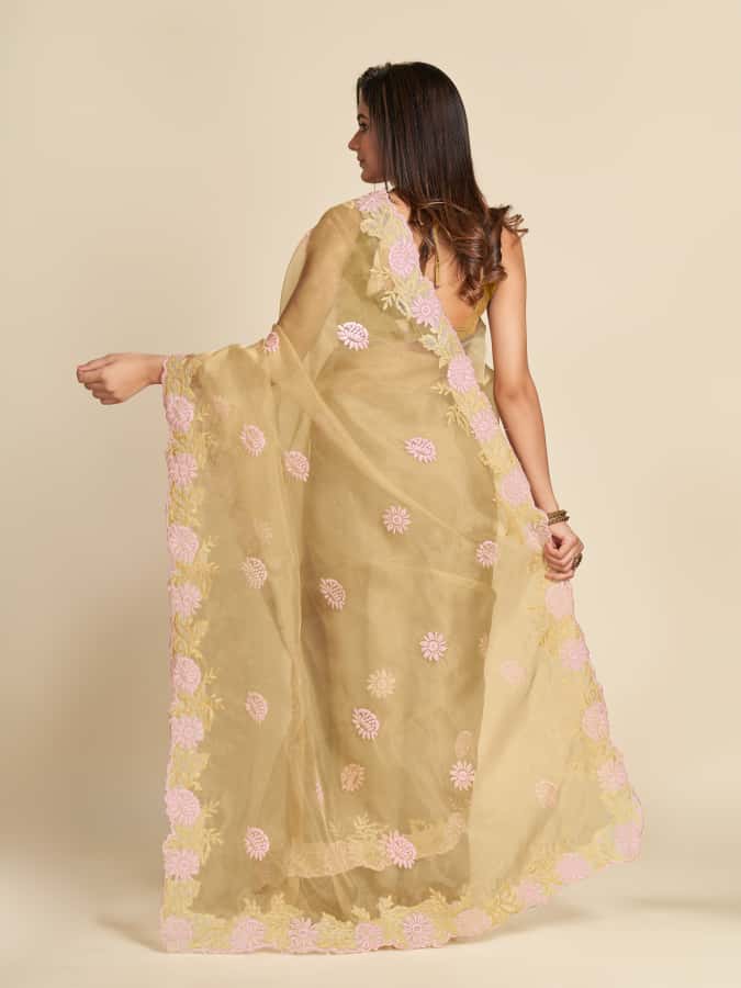 DESIGNER ORGANZA SAREE