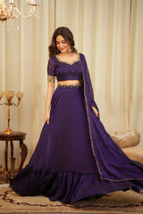 A lehenga that speaks the language of tradition