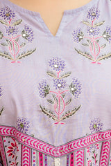 Beautiful kurti pant dupatta set in Premium Fine Cotton