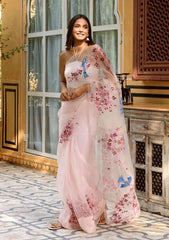 Soft pure organza handwork sarees