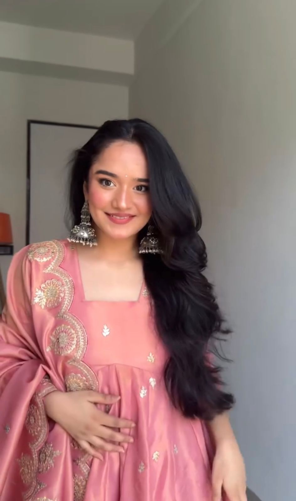 New Designer Party Wear Look Full Heavy Embroidery Sequence Work Gown With Fully Stiched and Dupatta Ready to Wear Collection