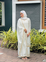 FESTIVAL SPECIAL SEQUENCE EMBROIDERY ON SILK FABRIC TOP AND PLAZZO WITH DUPATTA SET