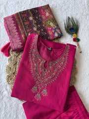 New Designers Kurti Pent Dupatta Set