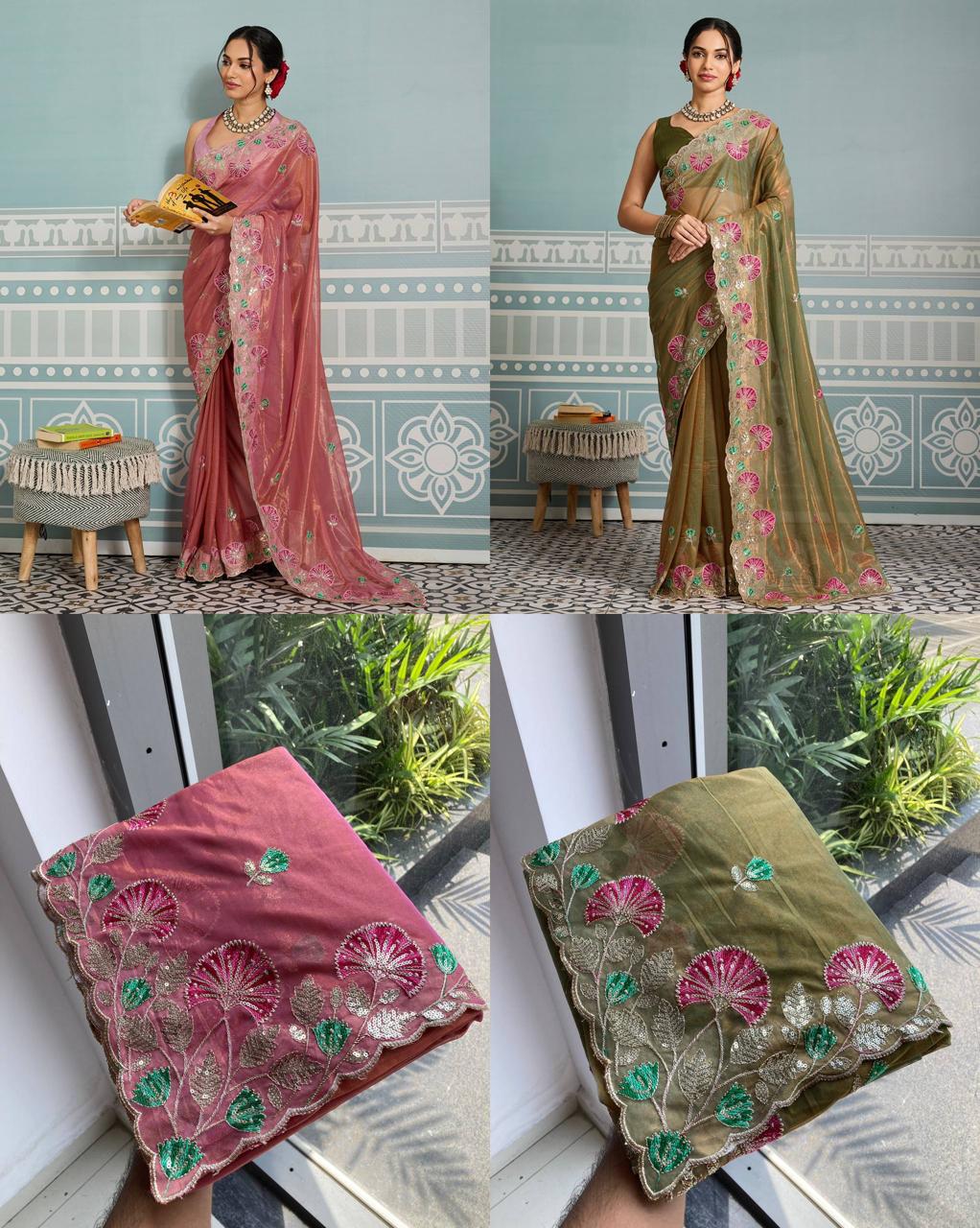 Party Wear Fendy Soft Net Saree