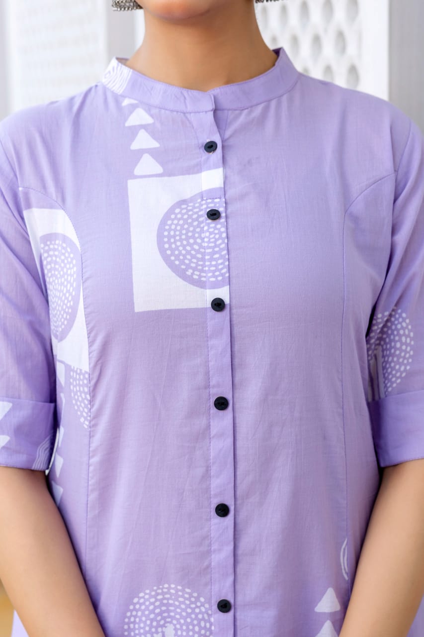 Designer Coord set in Aline kurti