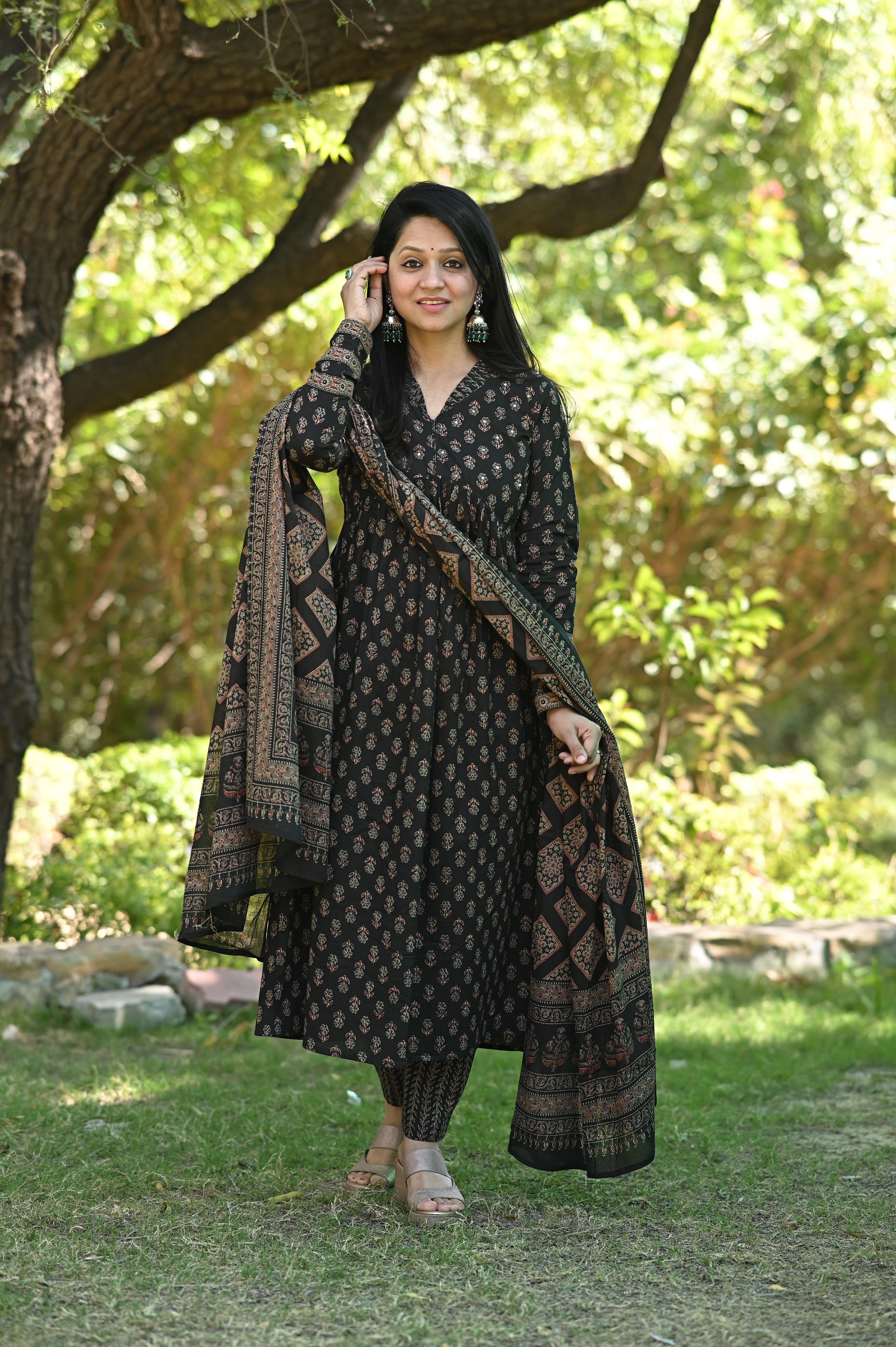 Exclusive Ajrakh Print KURTI