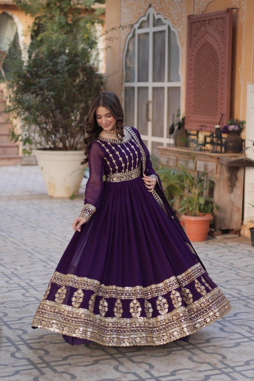 PREMIUM DESIGNER READYMADE GOWN-DUPATTA COLLECTIONS